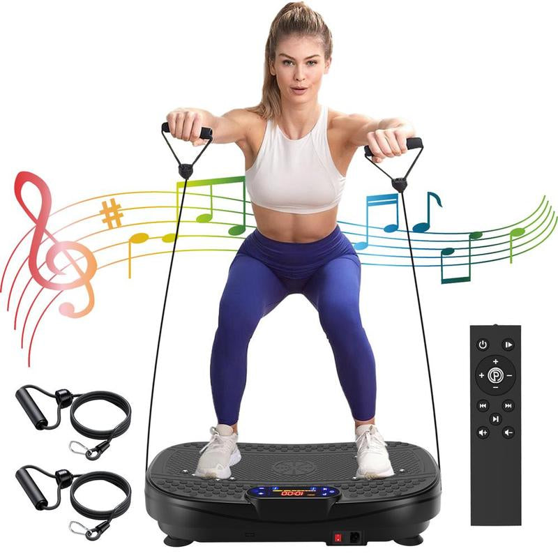 Vibration Plate Fitness Platform Exercise Machine Vibrating Shaking Full Body Shaker Workout Vibrate Stand Shake Board Sport Gym for Fitness Machine Plat O