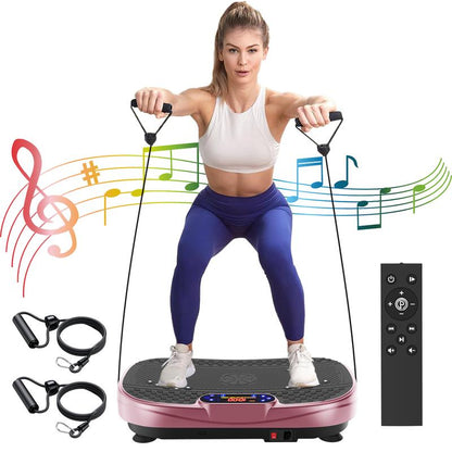 Vibration Plate Fitness Platform Exercise Machine Vibrating Shaking Full Body Shaker Workout Vibrate Stand Shake Board Sport Gym for Fitness Machine Plat O