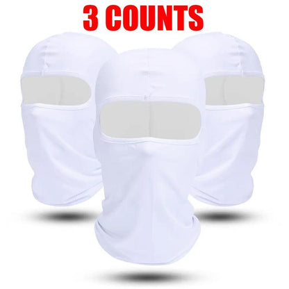 Balaclava Face Mask, 3 Counts/Set Breathable Full Face Mask for Cycling Motorcycle Hiking, Outdoor Sports Accessories for Men & Women, Glo Gang Ski Mask, Protective Gear, Christmas Gift