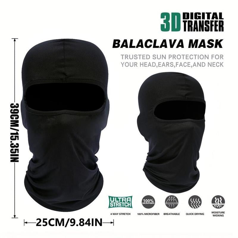 Balaclava Face Mask, 3 Counts/Set Breathable Full Face Mask for Cycling Motorcycle Hiking, Outdoor Sports Accessories for Men & Women, Glo Gang Ski Mask, Protective Gear, Christmas Gift