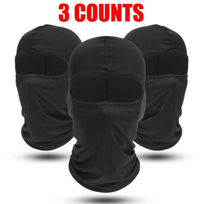 Balaclava Face Mask, 3 Counts/Set Breathable Full Face Mask for Cycling Motorcycle Hiking, Outdoor Sports Accessories for Men & Women, Glo Gang Ski Mask, Protective Gear, Christmas Gift